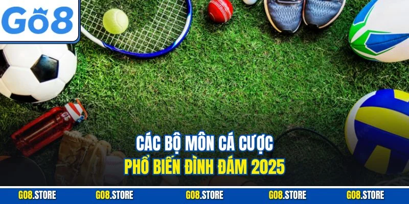 Các bộ môn cá cược phổ biến đình đám 2025
